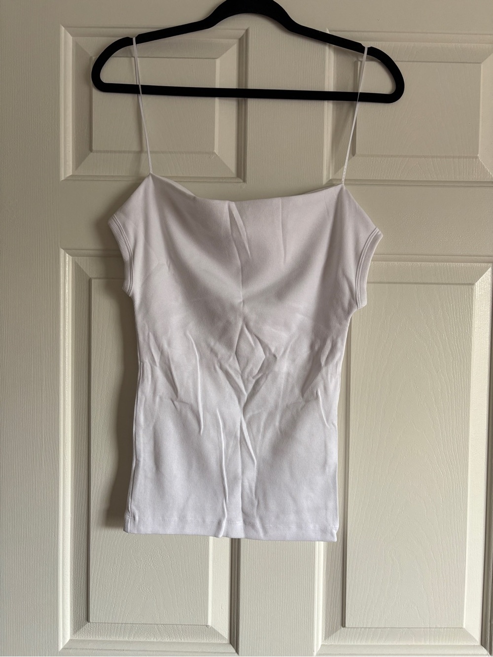 Zara White Slim Strap Cami Top - Women